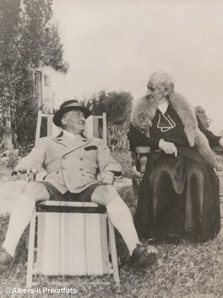 Hans Albers und seine Mutter. Das Foto stellte freundlicherweise Hans Albers II zur Verfgung.