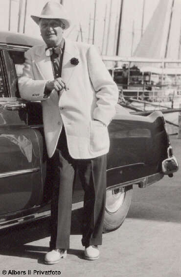 Mit diesem Cadillac lie sich Hans Albers von 1951 bis zu seinem Tod 1960 von seinem Tutzinger Fahrer Paul Schraml chauffieren.
